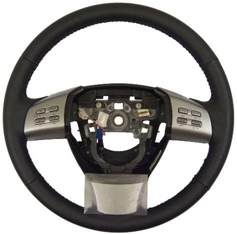 2009-2010 Mazda 6 Steering Wheel Black Leather New OEM W/CC & Audio GS3P32982A