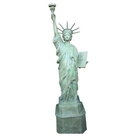 Xl Statue Of Liberty Bronze Statue New York Lamp For Sale At 1stdibs