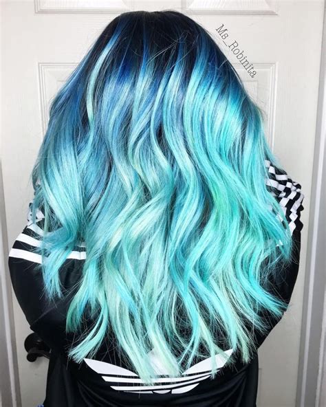 30 Icy Light Blue Hair Color Ideas For Girls Green Hair Colors