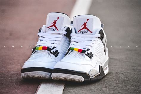 We Made Our Own Custom Buggin Outs Air Jordan 4 “whitecement”here