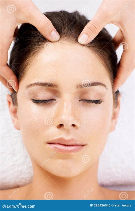 Spa Beauty And Facial Of Woman For Massage Salon Treatment And Salon Care On Towel With Hands