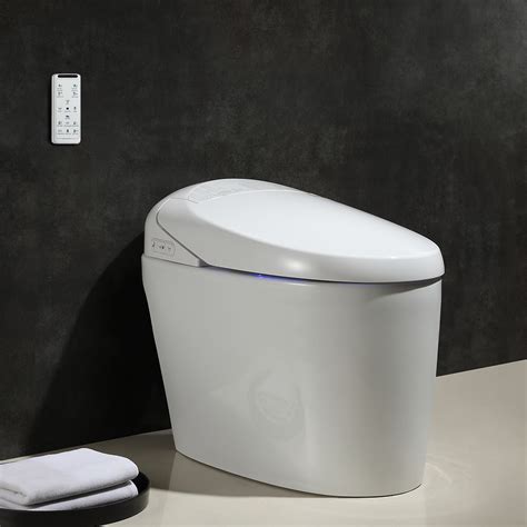 Smart One Piece Floor Mounted Toilet And Bidet Foot Induction And