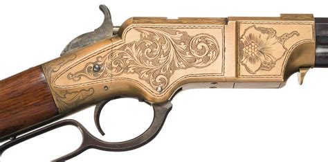 Engraved Henry Lever Action Rifle