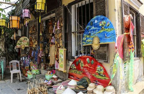 Traditional Souvenir Shop In Hoi An Vietnam Stock Image Image Of