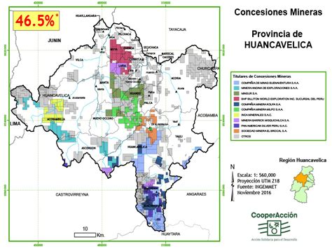 Huancavelica Titulares De Concesiones Noviembre 2016 Cooperacción