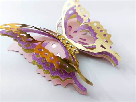SVG 3D Butterfly Cut File Cricut Butterflies 5 Layered - Etsy Australia