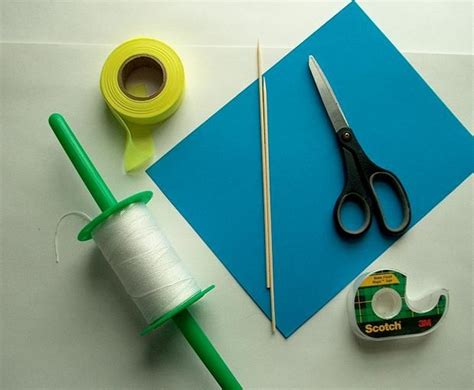 How To Make A Paper Kite With Straws