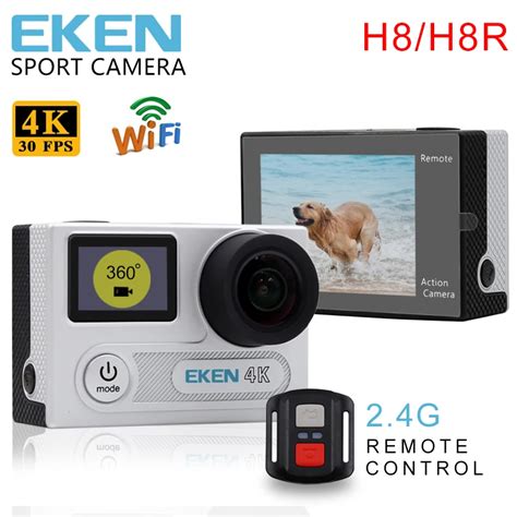 Eken H8r Original H8 Action Camera Vr360 Ultra 4k30fps Wifi Dual Lcd