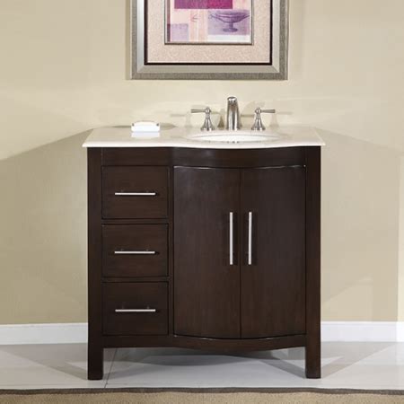 We specialize in bathroom faucets and vanities to help you make the best bathroom remodel possible in your own home. 36 Inch Modern Single Sink Bathroom Vanity with Cream ...
