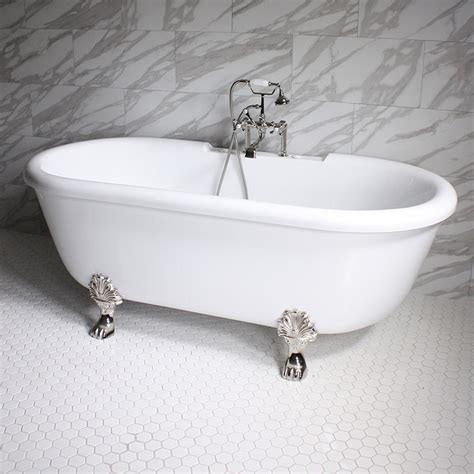 Enjoy free shipping on most stuff, even big stuff. 75" Heated Air Jetted Double Ended Clawfoot Tub