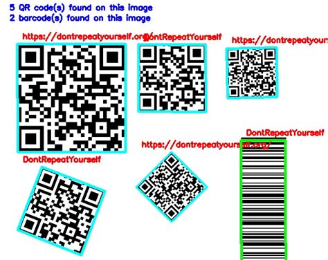 Barcode And Qr Code Scanner With Opencv And Python Don T Repeat Yourself