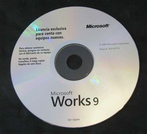 Microsoft Works 9 Spanish Español Microsoft Corporation Free
