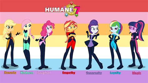 Meet The Heroes The Humane Seven By Justinex Generation On Deviantart