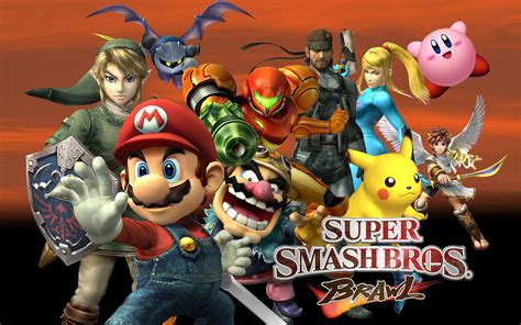 Super Smash Bros Brawl Hd Wallpaper Background Image