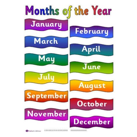 Months Of The Year Clipart Clipart Best