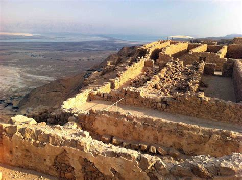 Hiking To The Ancient Fortress Of Masada In Israel