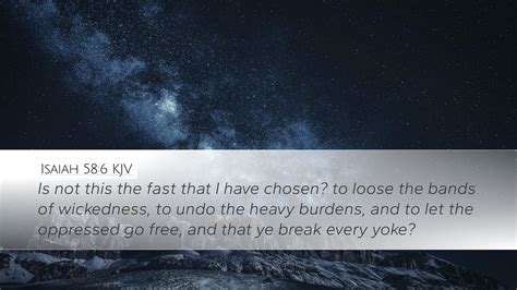 Isaiah 586 Kjv Desktop Wallpaper Is Not This The Fast That I Have