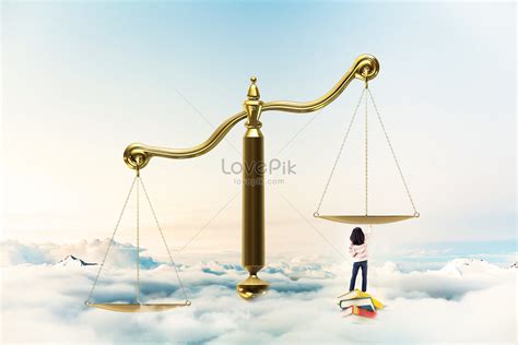 Tilted Balance Scale Creative Imagepicture Free Download 500525441