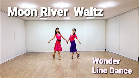 Moon River Waltz Line Dance Demo And Count Kitty Russell Usa