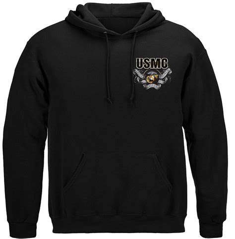 Usmc Veteran Hoodie Military Republic