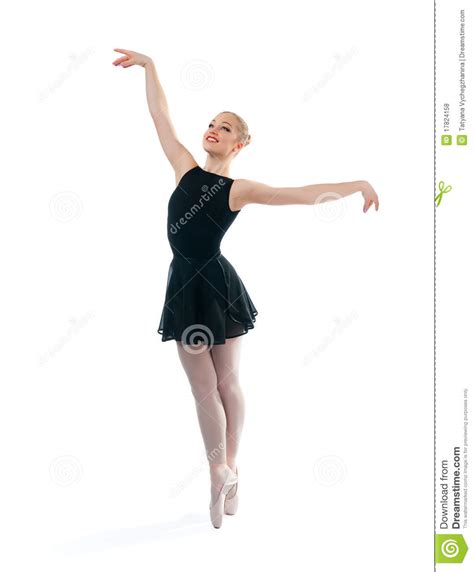 Una Bailarina Maravillosa Joven Está Bailando Foto De Archivo Imagen