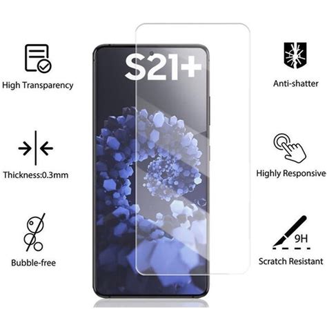 Skjermbeskytter Samsung Galaxy S21 Plus herdet glass Elkjøp