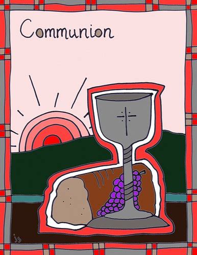 Communion Bulletin Cover Stushie Art
