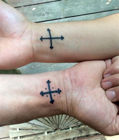 Coptic Cross Tattoo On The Inside Of The Right Hand Wrist Believers