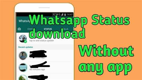 Status downlaod is not affiliated with or sponsored or endorsed by whatsapp inc. WhatsApp status download Without any app || save whatsapp ...