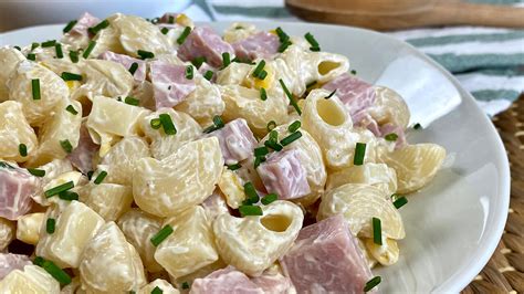 Rica Ensalada De Pasta Fría Con Jamón Entre Amigos