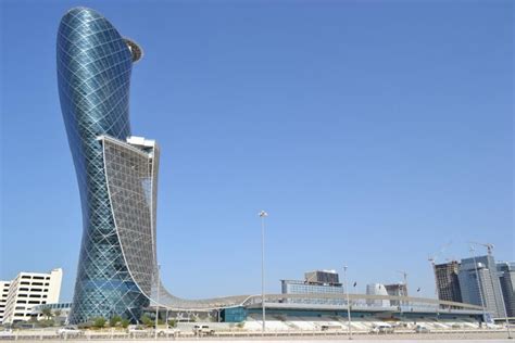 The Capital Gate Tower Abu Dhabi Building Kansas