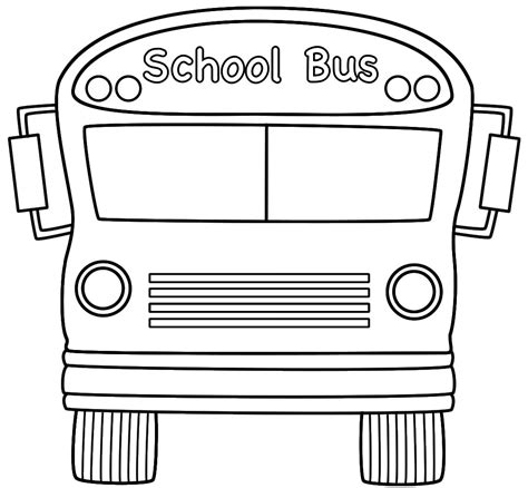 Free Printable School Bus Coloring Pages For Kids