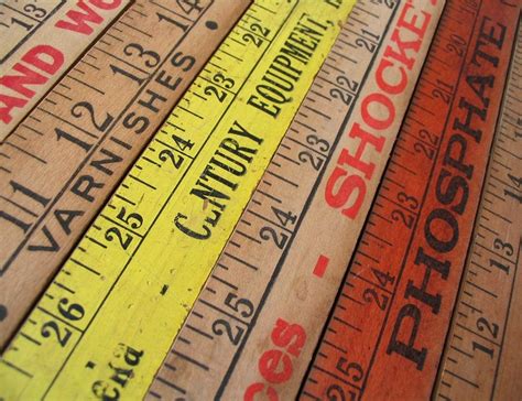 Vintage Wooden Yardsticks Set Of 6 By Sushipotvintage On Etsy