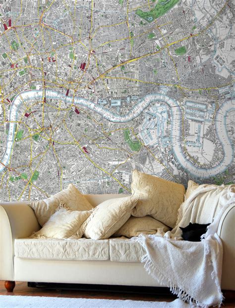 Map Wallpaper London Streetmap Stanfords Map Of London 1891 From