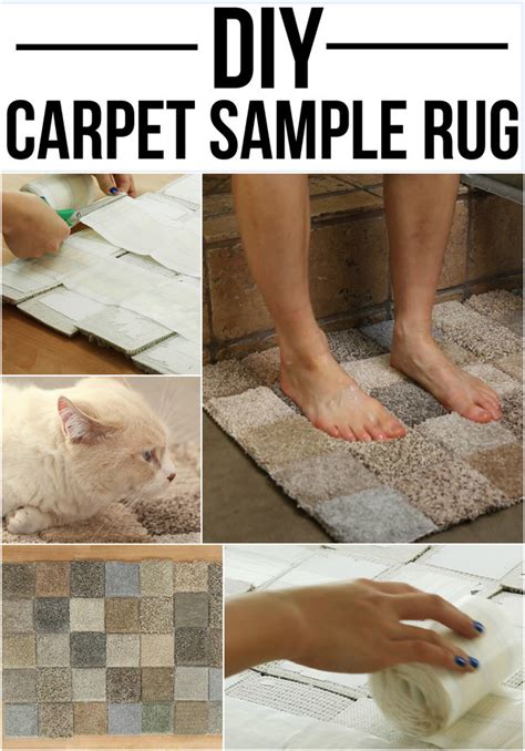 You Can Make A Rug Out Of Carpet Samples And Its Incredible