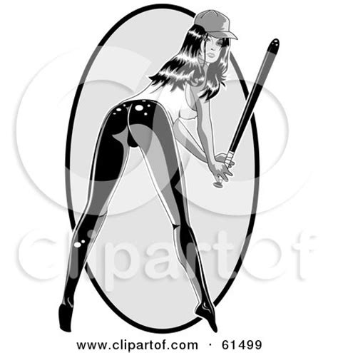 Sexy Woman Bending Over And Batting Posters Art Prints By Interior Wall Decor