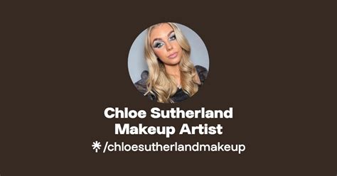 Chloe Sutherland Makeup Artist Instagram Facebook Linktree