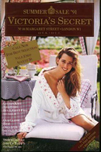 Victoria S Secret Lingerie Catalog Summer Sale 1991 Pin Up Model Jill Goodacre Jill Goodacre