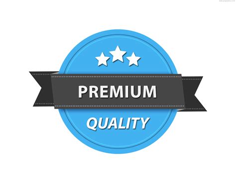 Premium quality badge template (PSD) | PSDGraphics