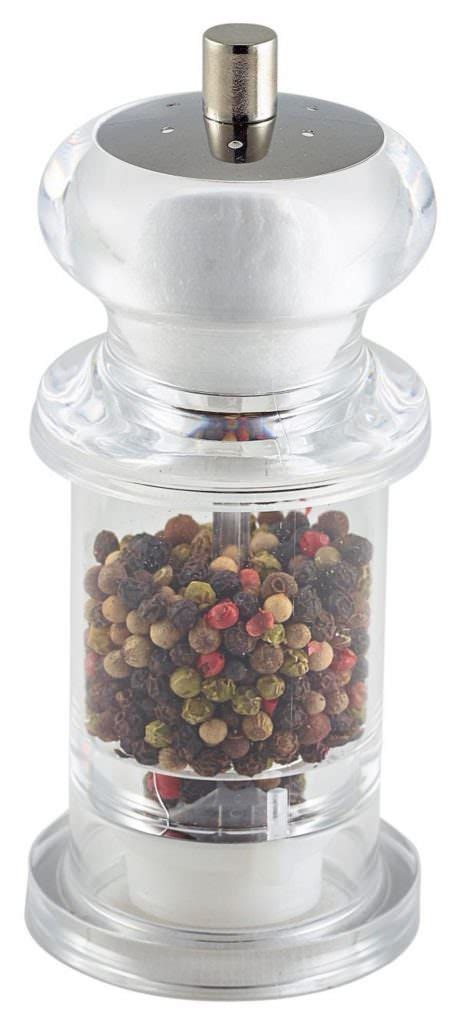 Combo Pepper Grinder Salt Shaker Acrylic Catering Products Direct