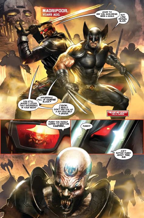 Marvel Comics Exclusive Preview Wolverine Vs Blade Special 1