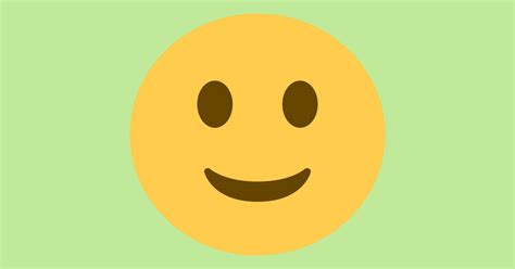 🙂 Emoji De Cara Ligeramente Sonriente 4 Significados Y Botón De