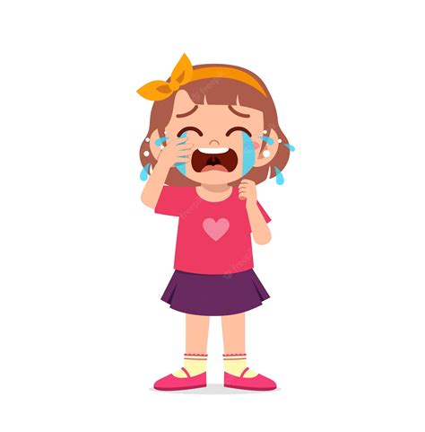 Little Girl Is Crying Tears Clipart Free Download Transparent Clip