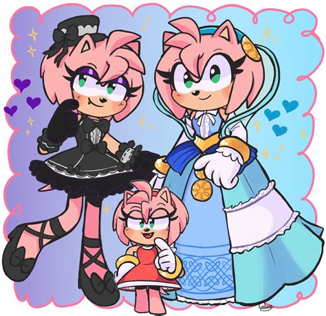 4888 safe artist heartludwig amy rose nimue hedgehog sonic and the black knight