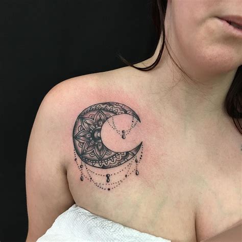 I'm so inquisitive about the selection of employment for this teeny tiny this moon tattoo is very bright and vibrant and that is probably because of the cute blue and pink color. 115+ Best Moon Tattoo Designs & Meanings - Up in the Sky (2019)