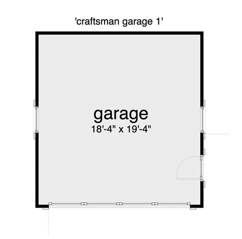 2 Car Craftsman Garage By Tyree House Plans