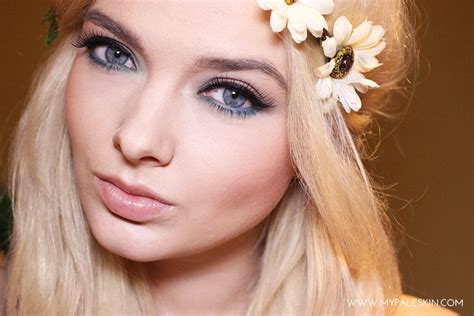 My Pale Skin Festival Make Up Using Only Elf Cosmetics See The