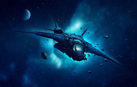 Wallpaper Star Stars Space Art Planet Nebula Spaceship