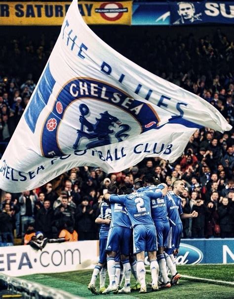 Chelsea Fc Flag Wallpapers Wallpaper Cave