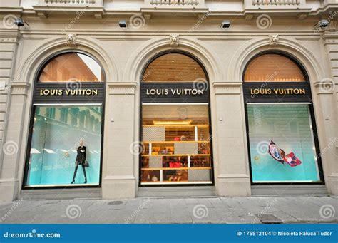 Louis Vuitton French Luxury Fashion Boutique In Florence Italy